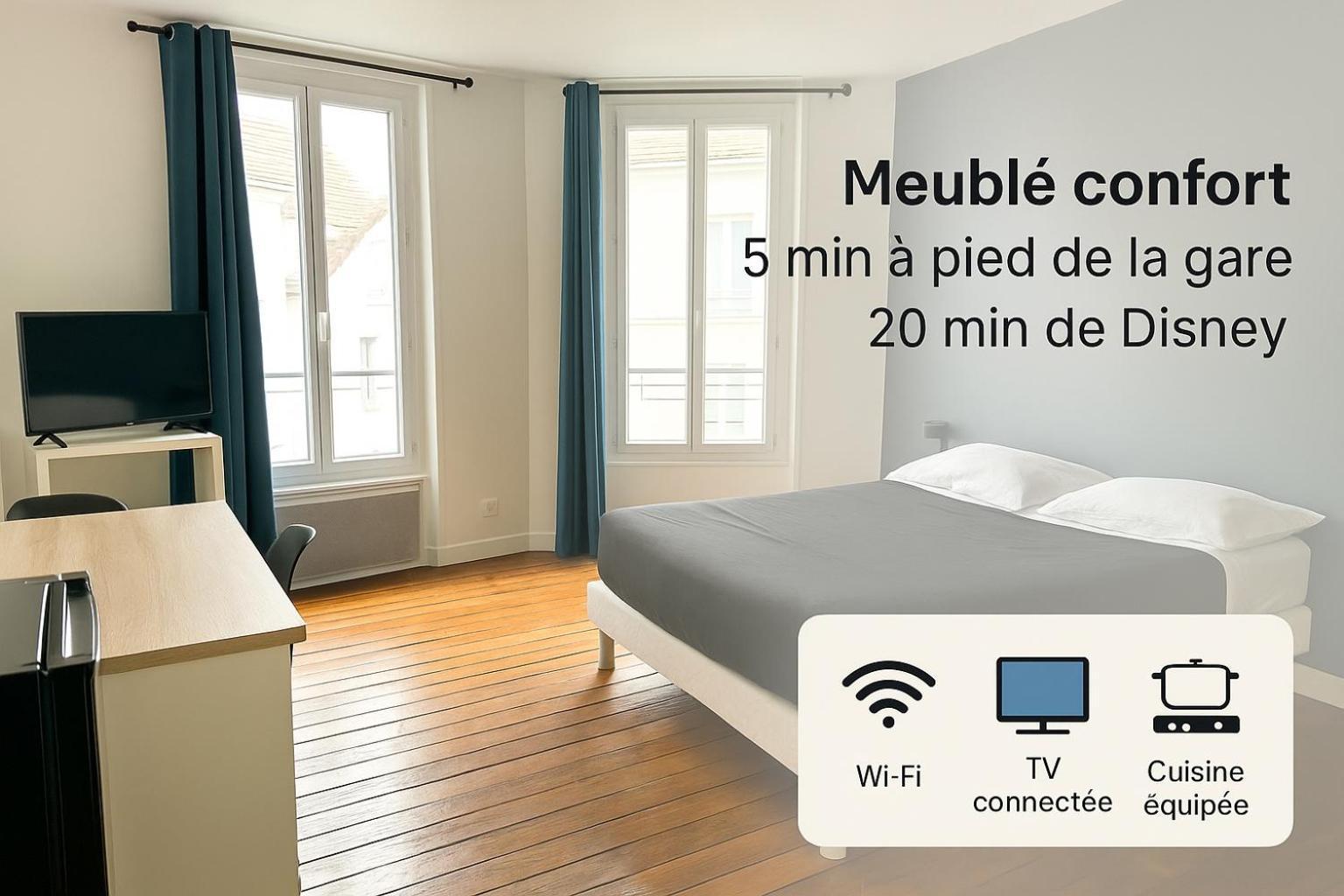 Appartement Maciet 4- Centre Ville Meaux-Gare-Disney Exterior foto